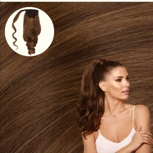 Light brown ponytail extension